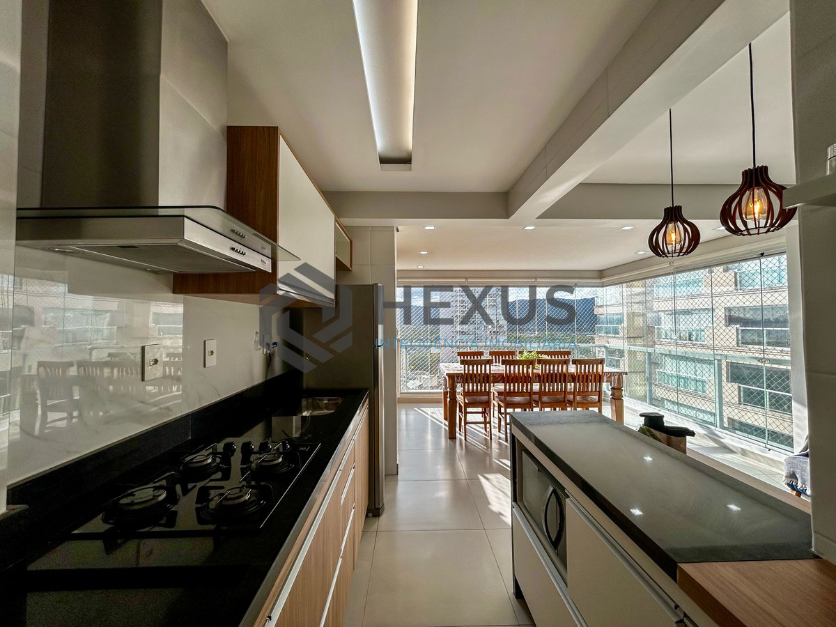 Foto 8 de Apartamento com varanda gourmet vista mar e lazer na Praia da Enseada, Guarujá