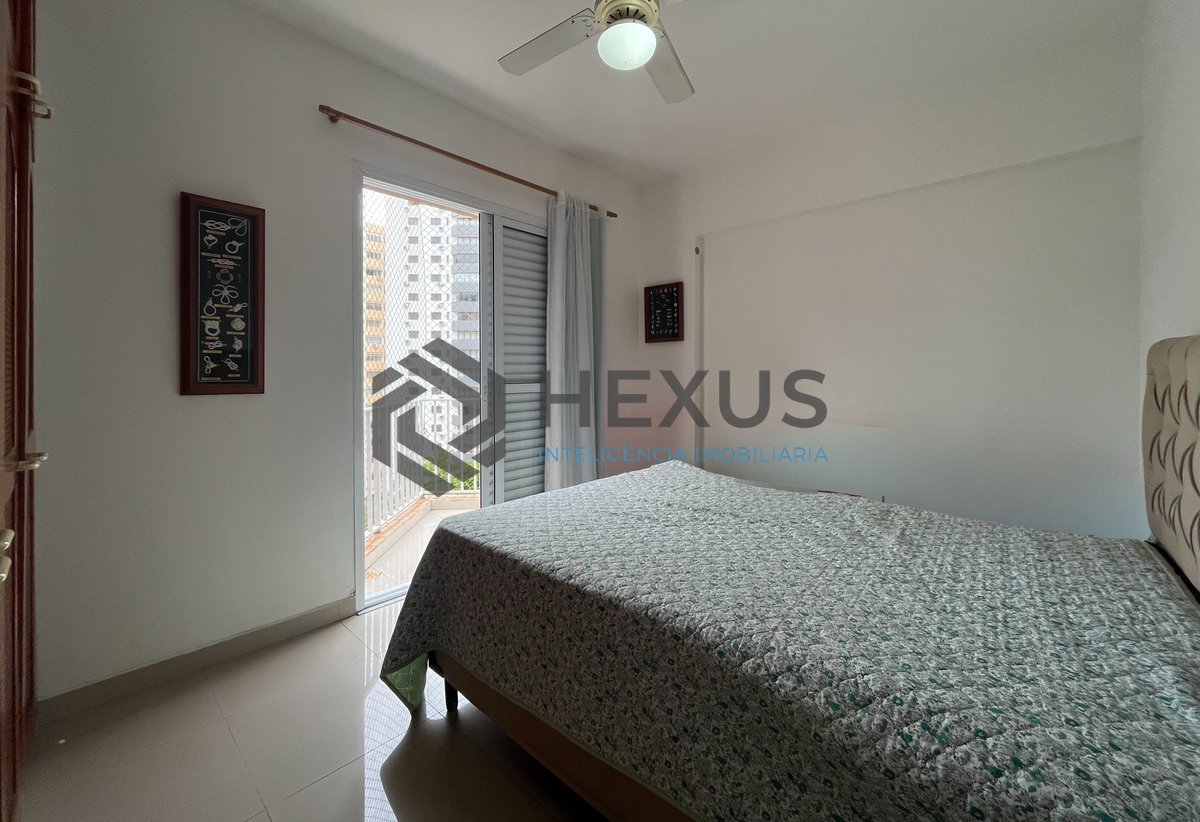 Foto 13 de Apartamento com 2 varandas e lazer a 2 quadras da Praia das Pitangueiras, Guarujá