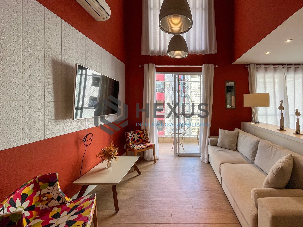 Foto 5 de Apartamento com varanda e lazer na beira mar da Praia das Astúrias, Guarujá