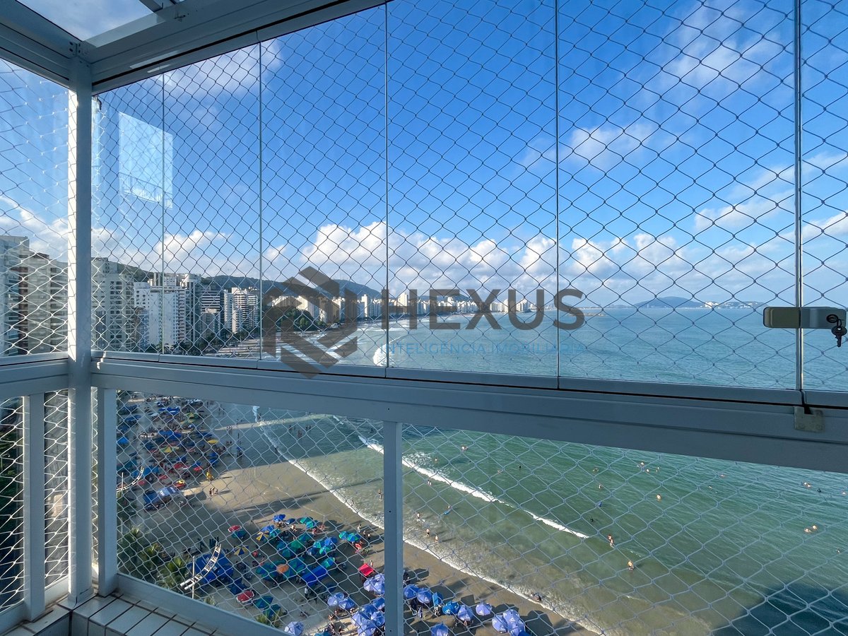 Foto 29 de Apartamento frente mar com varanda gourmet vista mar e lazer na Praia das Astúrias, Guarujá