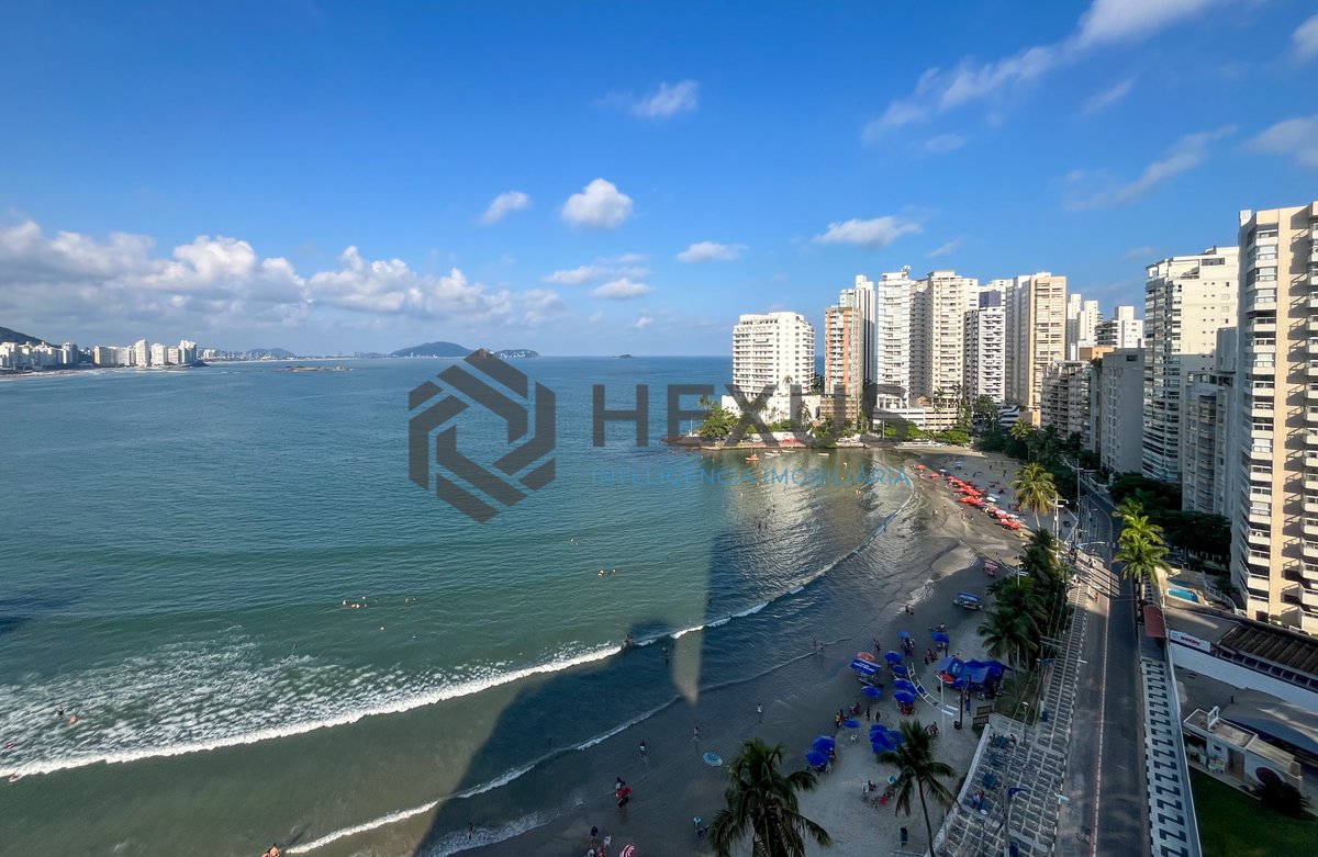 Foto 32 de Apartamento frente mar com varanda gourmet vista mar e lazer na Praia das Astúrias, Guarujá