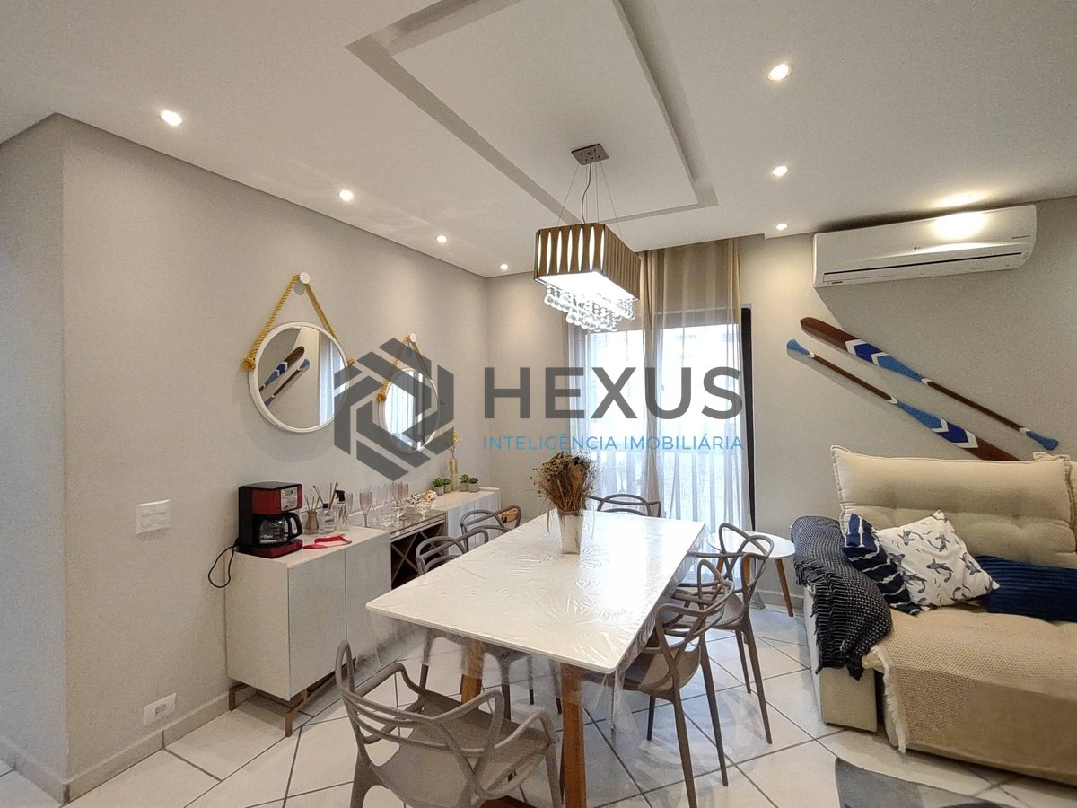 Foto 4 de Apartamento reformado com varanda e lazer na Praia da Enseada, Guarujá