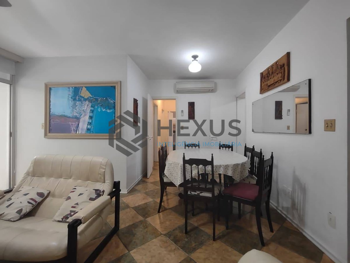 Foto 4 de Apartamento com varanda e lazer na Praia da Enseada, Guarujá
