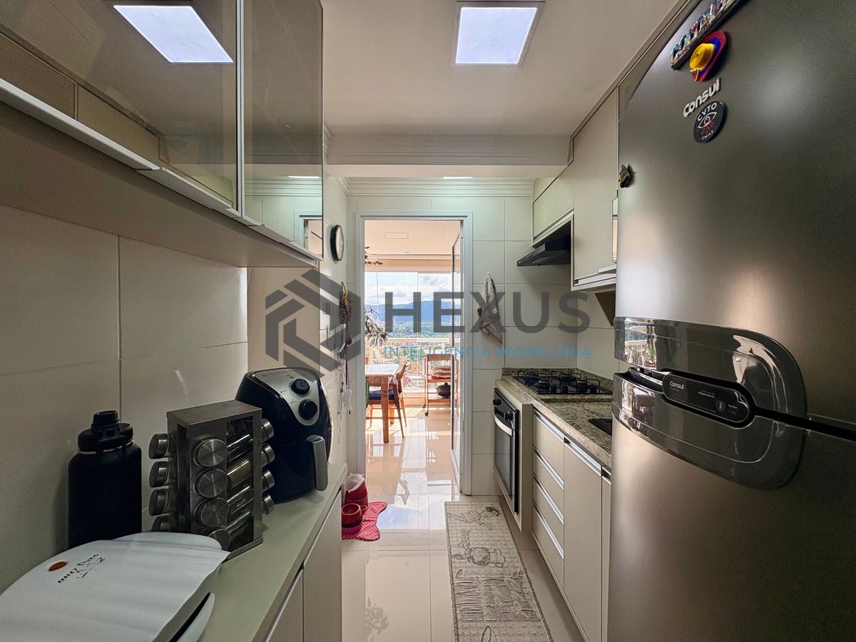 Foto 20 de Apartamento com varanda gourmet vista mar e lazer na Enseada, Guarujá