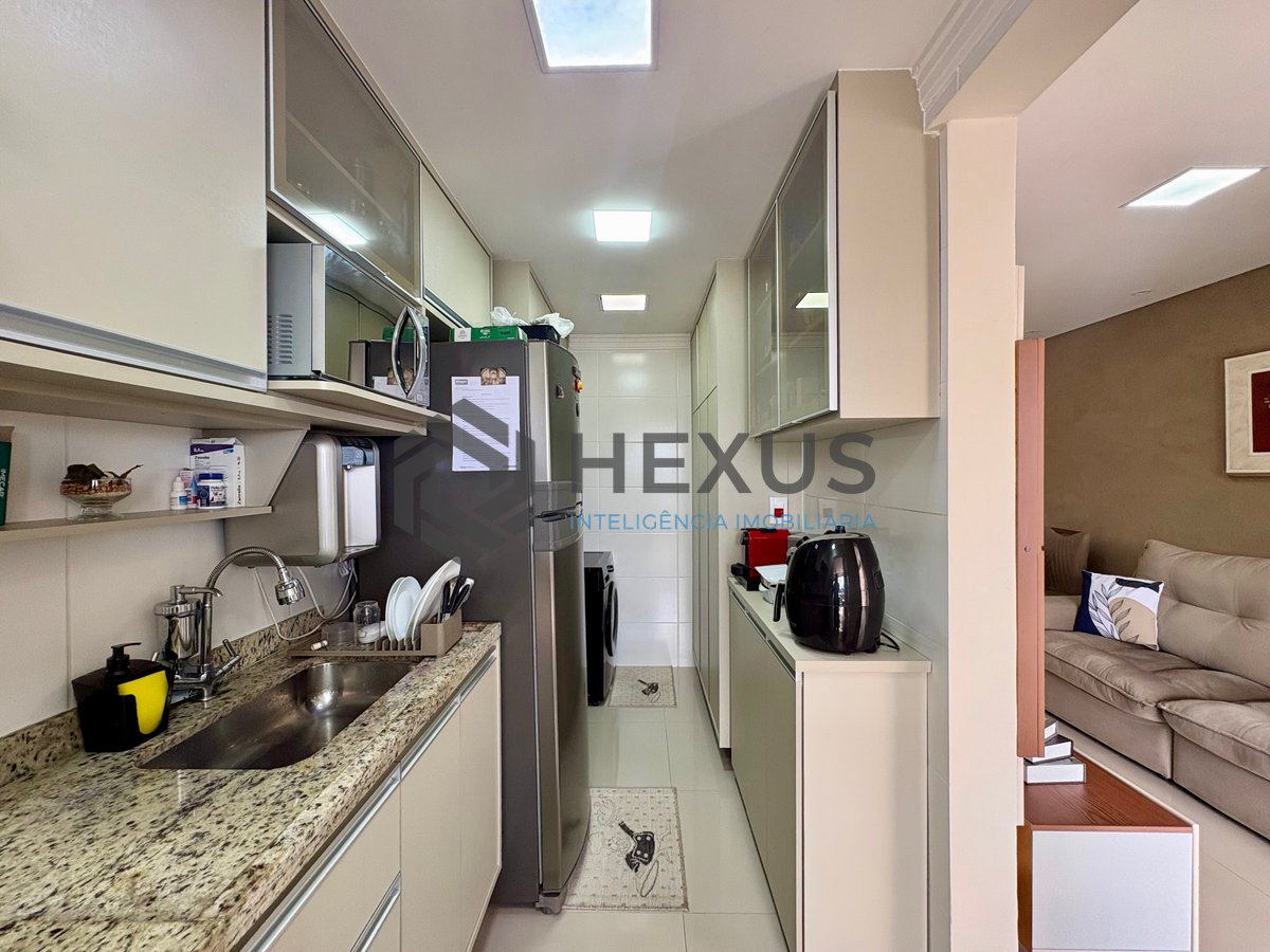Foto 21 de Apartamento com varanda gourmet vista mar e lazer na Enseada, Guarujá