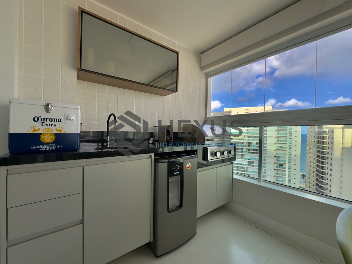 Foto 16 de Apartamento com varanda gourmet e lazer em prédio novo na Praia das Astúrias, Guarujá