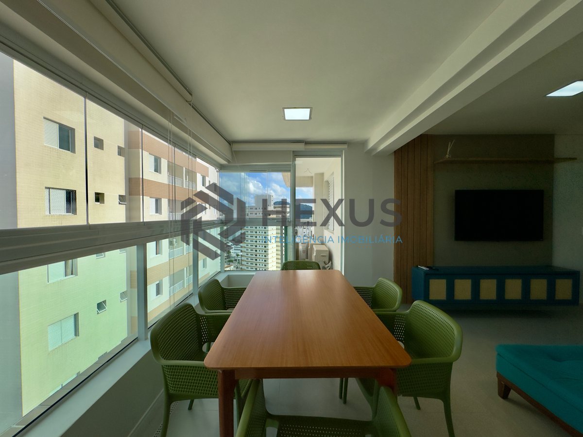 Foto 4 de Apartamento com varanda gourmet e lazer em prédio novo na Praia das Astúrias, Guarujá