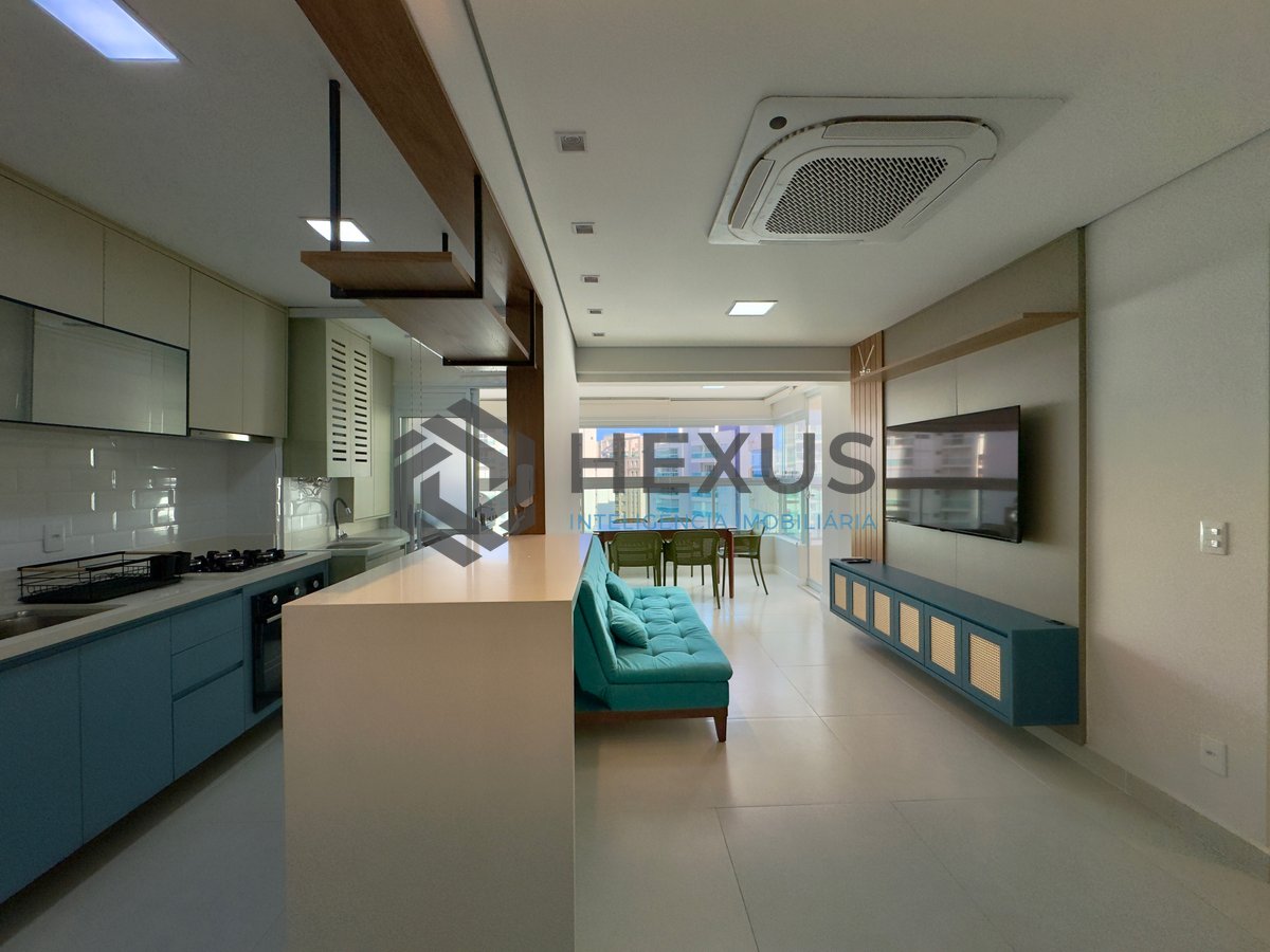 Foto 6 de Apartamento com varanda gourmet e lazer em prédio novo na Praia das Astúrias, Guarujá