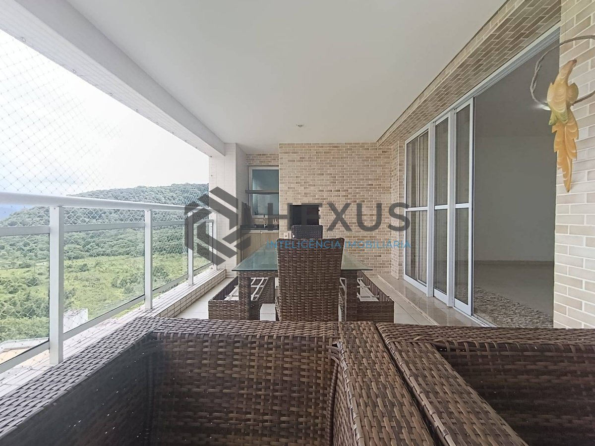 Foto 2 de Apartamento com varanda gourmet vista mar e lazer na Praia da Enseada, Guarujá