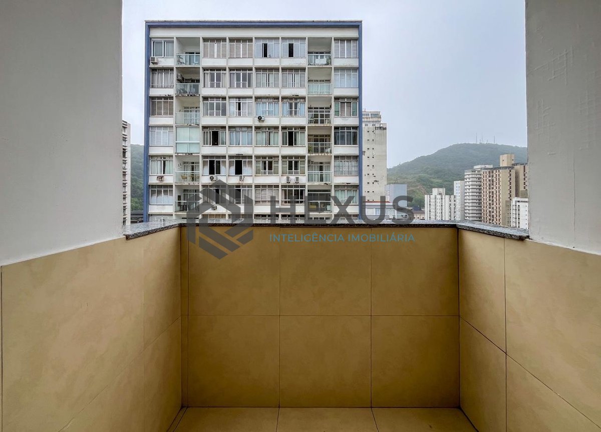 Foto 7 de Apartamento com varanda a 1 quadra da praia nas Pitangueiras, Guarujá