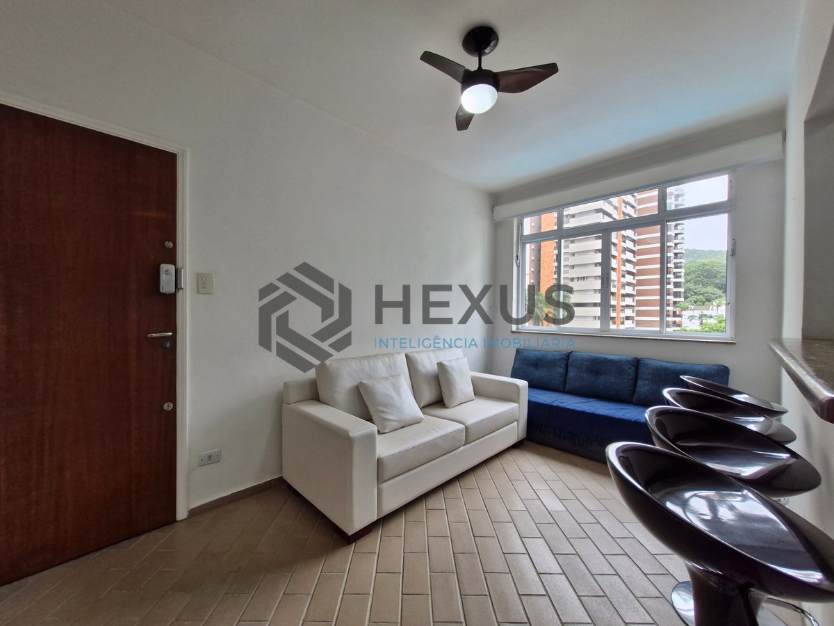 Foto 3 de Apartamento reformado beira mar com vista mar na Praia das Astúrias, Guarujá