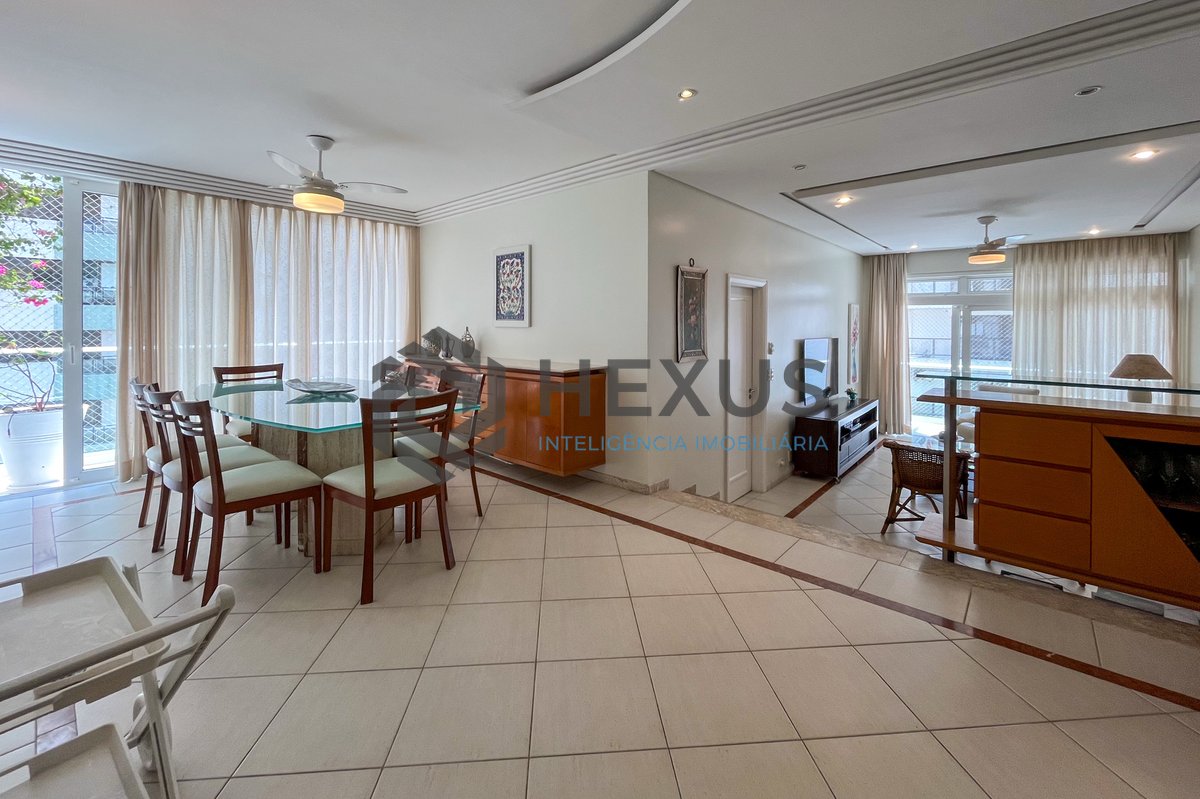 Foto 4 de Apartamento com varanda vista mar e lazer na beira mar na Praia nas Pitangueiras, Guarujá