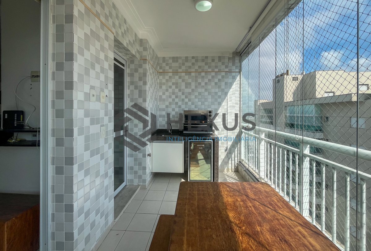 Foto 11 de Apartamento com varanda gourmet vista mar e lazer na beira mar da Praia das Astúrias, Guarujá