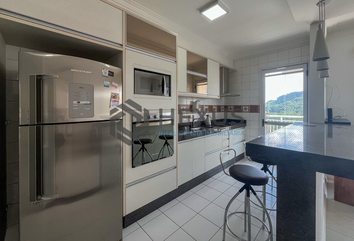 Foto 13 de Apartamento com varanda gourmet vista mar e lazer na beira mar da Praia das Astúrias, Guarujá