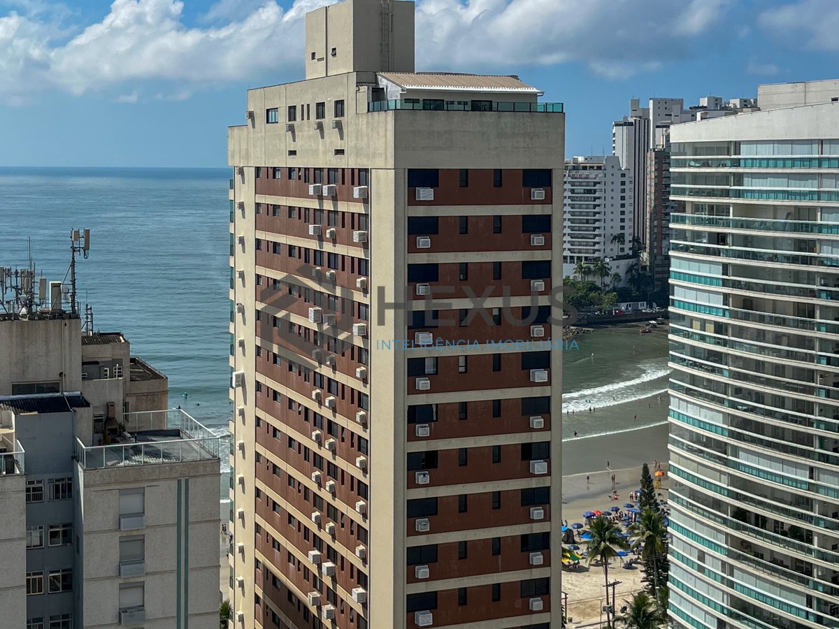 Foto 5 de Apartamento com varanda gourmet vista mar e lazer na beira mar da Praia das Astúrias, Guarujá