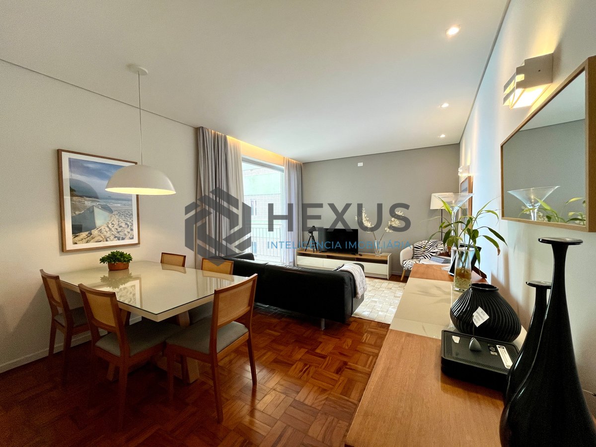 Foto 4 de Apartamento frente mar com varanda vista mar e lazer nas Pitangueiras, Guarujá