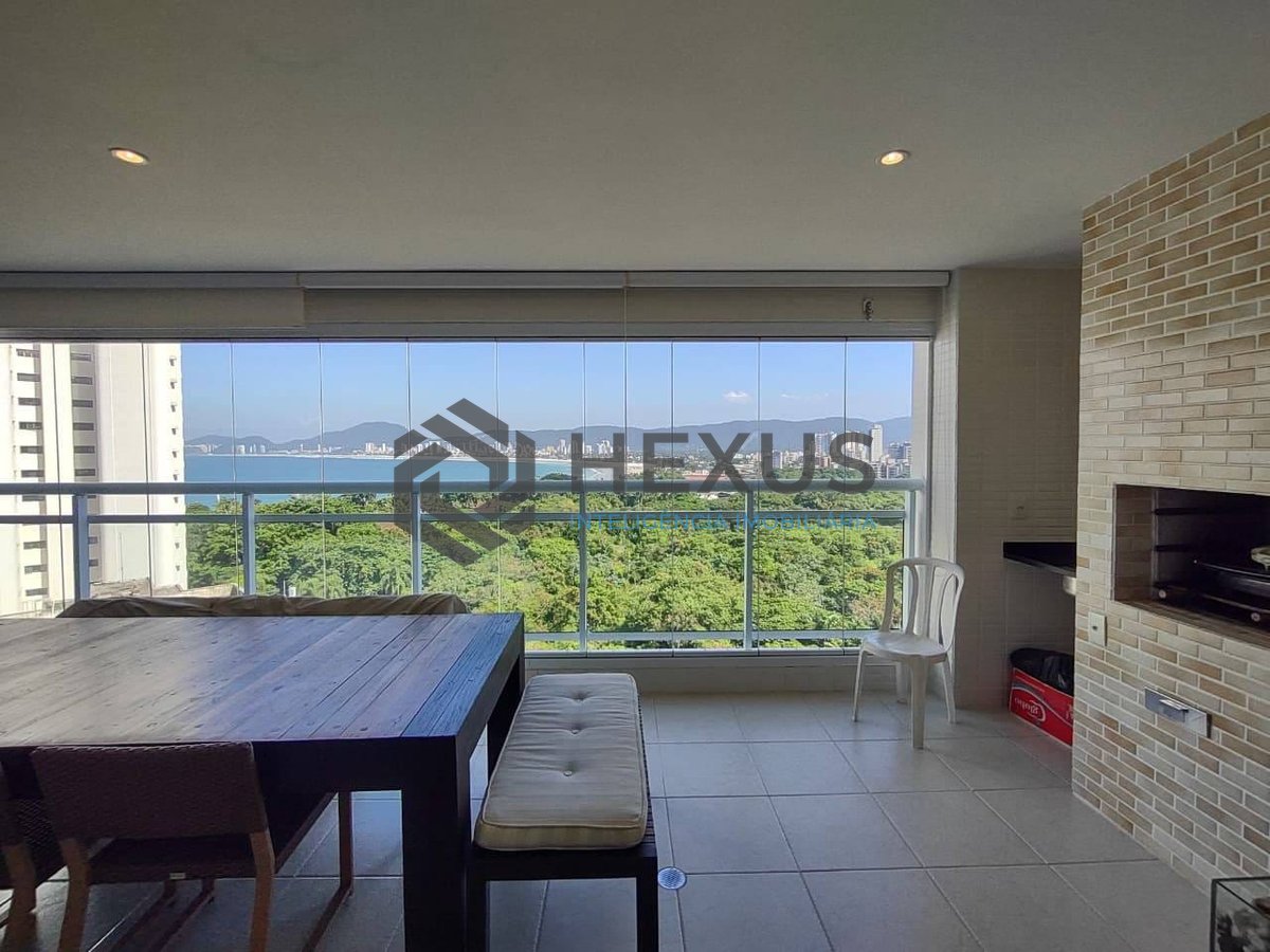 Foto 6 de Apartamento com varanda gourmet vista mar e lazer na Praia da Enseada, Guarujá