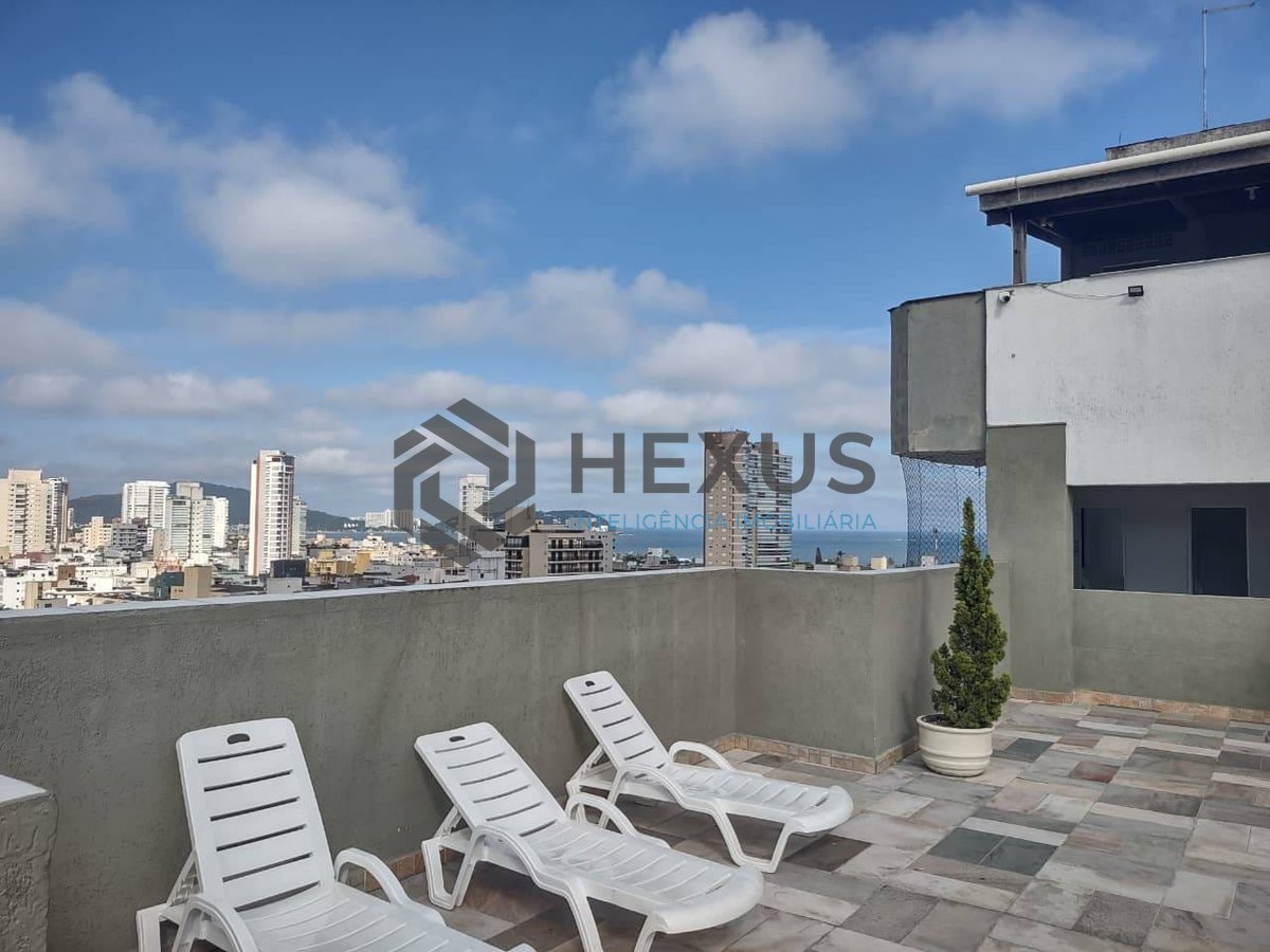 Foto 23 de Apartamento com varanda e lazer na Praia da Enseada, Guarujá