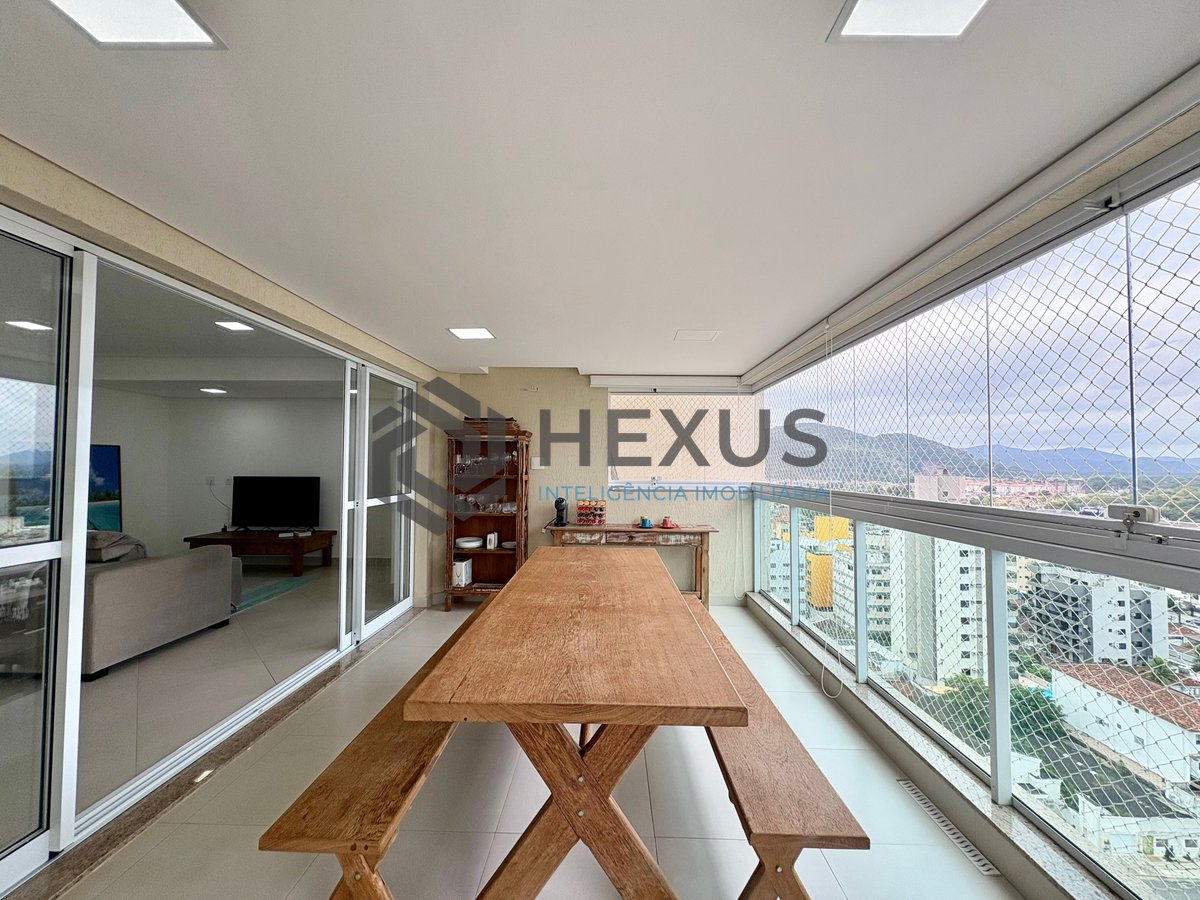 Foto 2 de Apartamento com varanda gourmet vista mar e lazer na Praia da Enseada, Guarujá