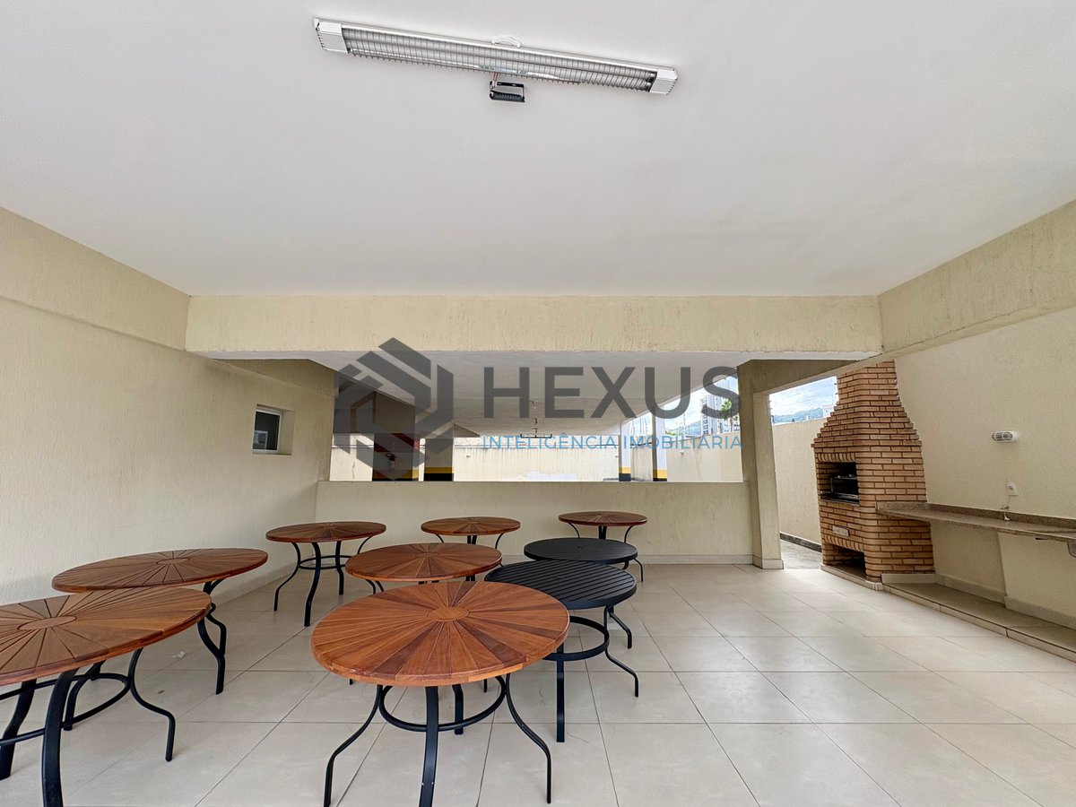 Foto 16 de Apartamento com varanda gourmet vista mar e lazer na Enseada, Guarujá