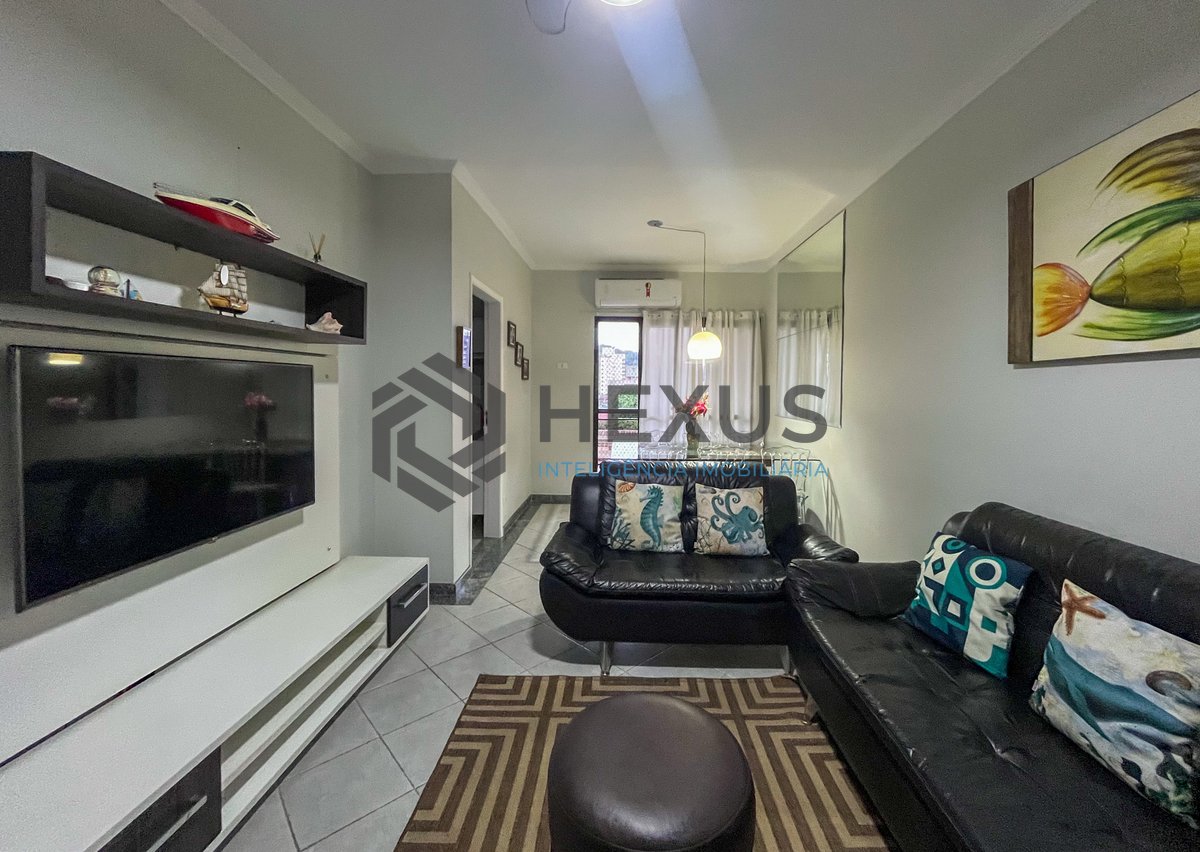 Foto 2 de Apartamento com varanda e lazer na Praia da Enseada, Guarujá