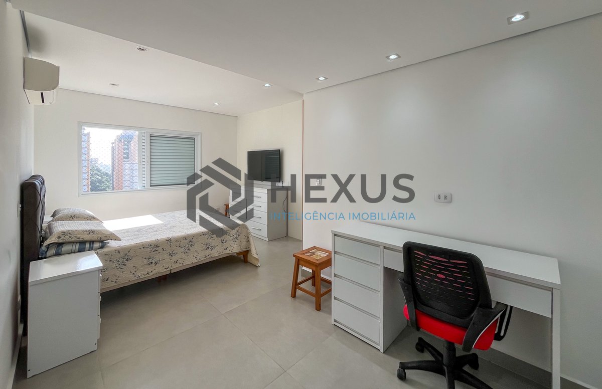 Foto 19 de Apartamento reformado com varanda gourmet vista mar a 1 quadra mar da praia nas Pitangueiras, Guarujá