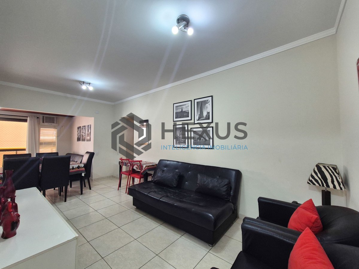 Foto 7 de Apartamento reformado com varanda e lazer nas Pitangueiras, Guarujá