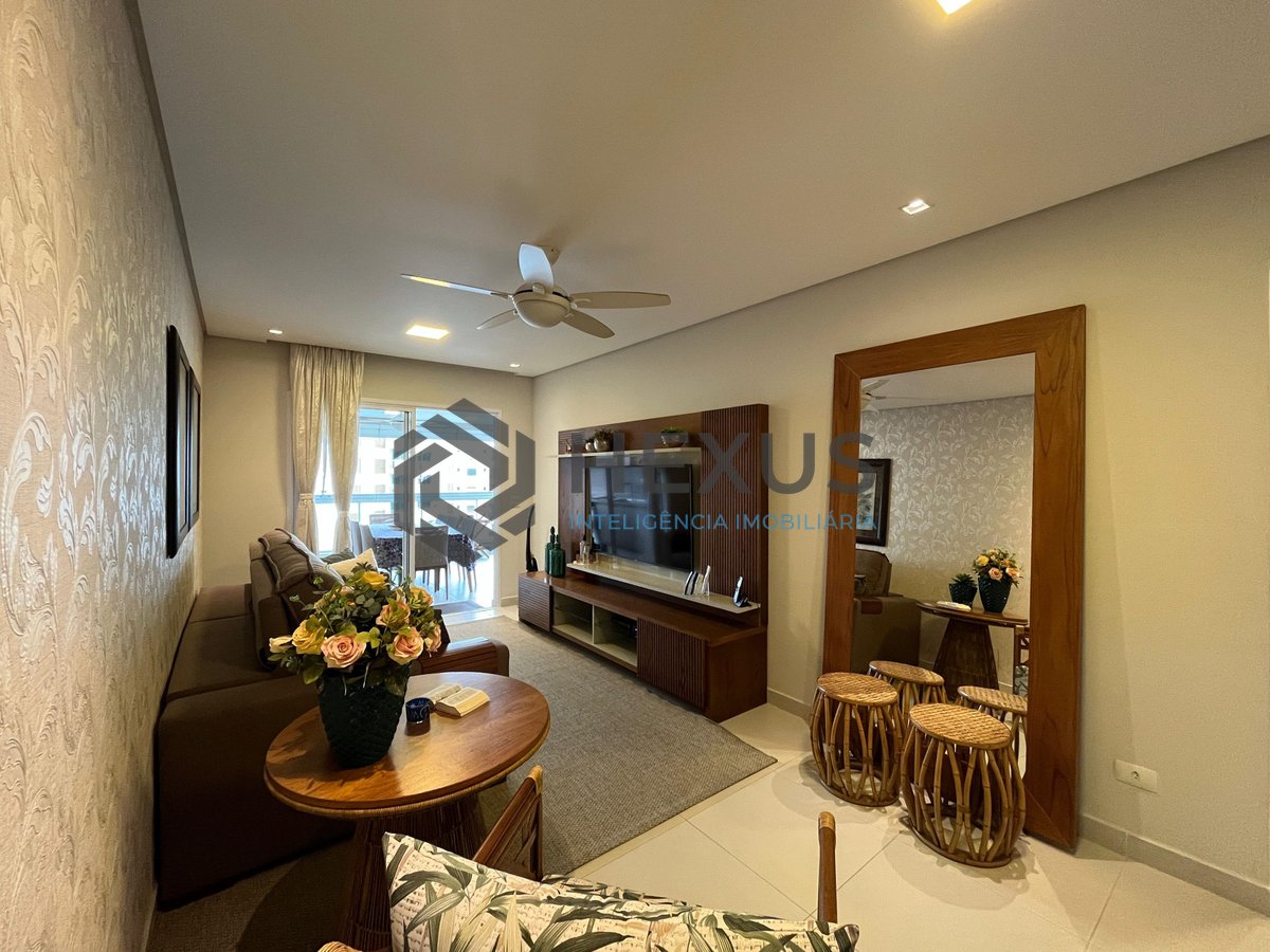 Foto 7 de Apartamento reformado com varanda gourmet com lazer, Guarujá
