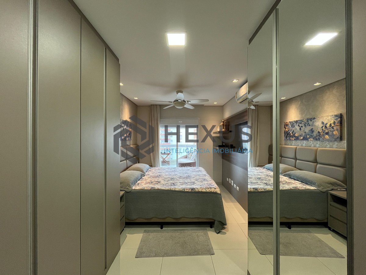 Foto 9 de Apartamento reformado com varanda gourmet com lazer, Guarujá