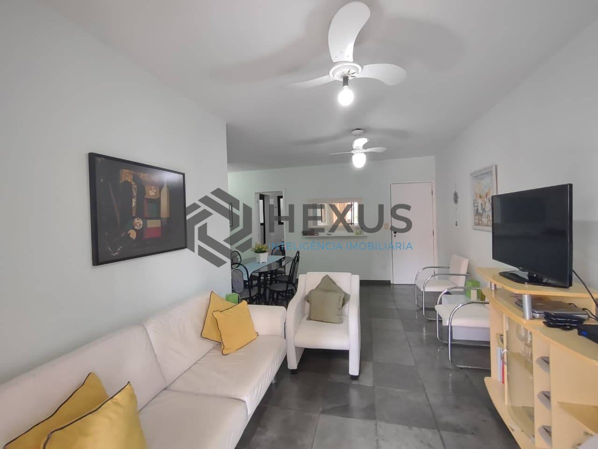 Foto 4 de Apartamento com varanda e lazer na Praia da Enseada, Guarujá
