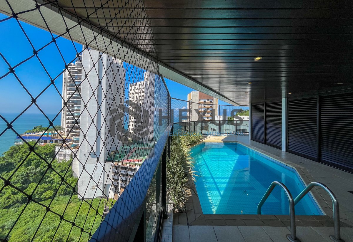 Foto 15 de Apartamento de alto padrão frente mar com varanda gourmet vista mar e lazer no Jardim Astúrias, Guarujá