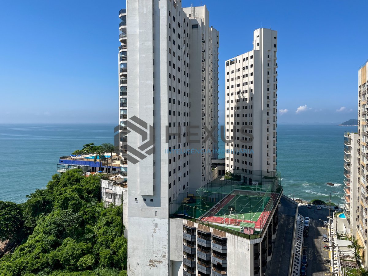Foto 25 de Apartamento de alto padrão frente mar com varanda gourmet vista mar e lazer no Jardim Astúrias, Guarujá