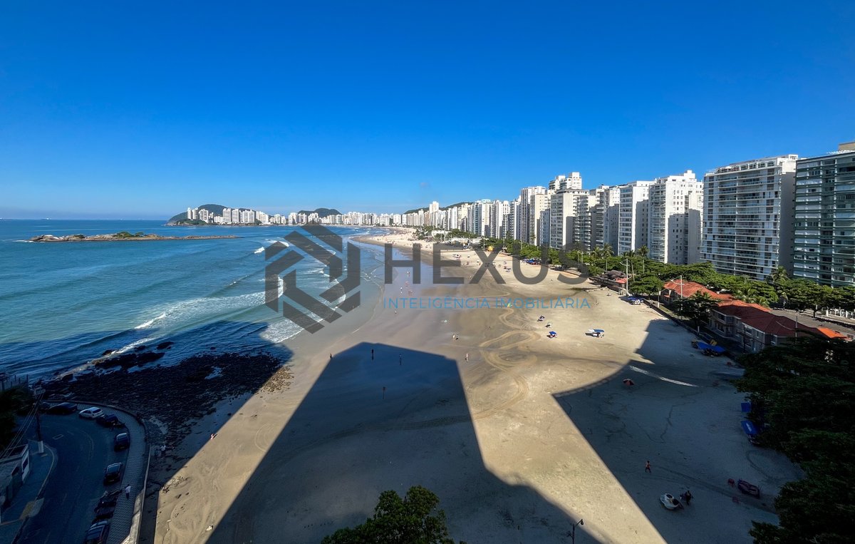 Foto 19 de Apartamento frente mar com varanda vista mar e lazer nas Pitangueiras, Guarujá