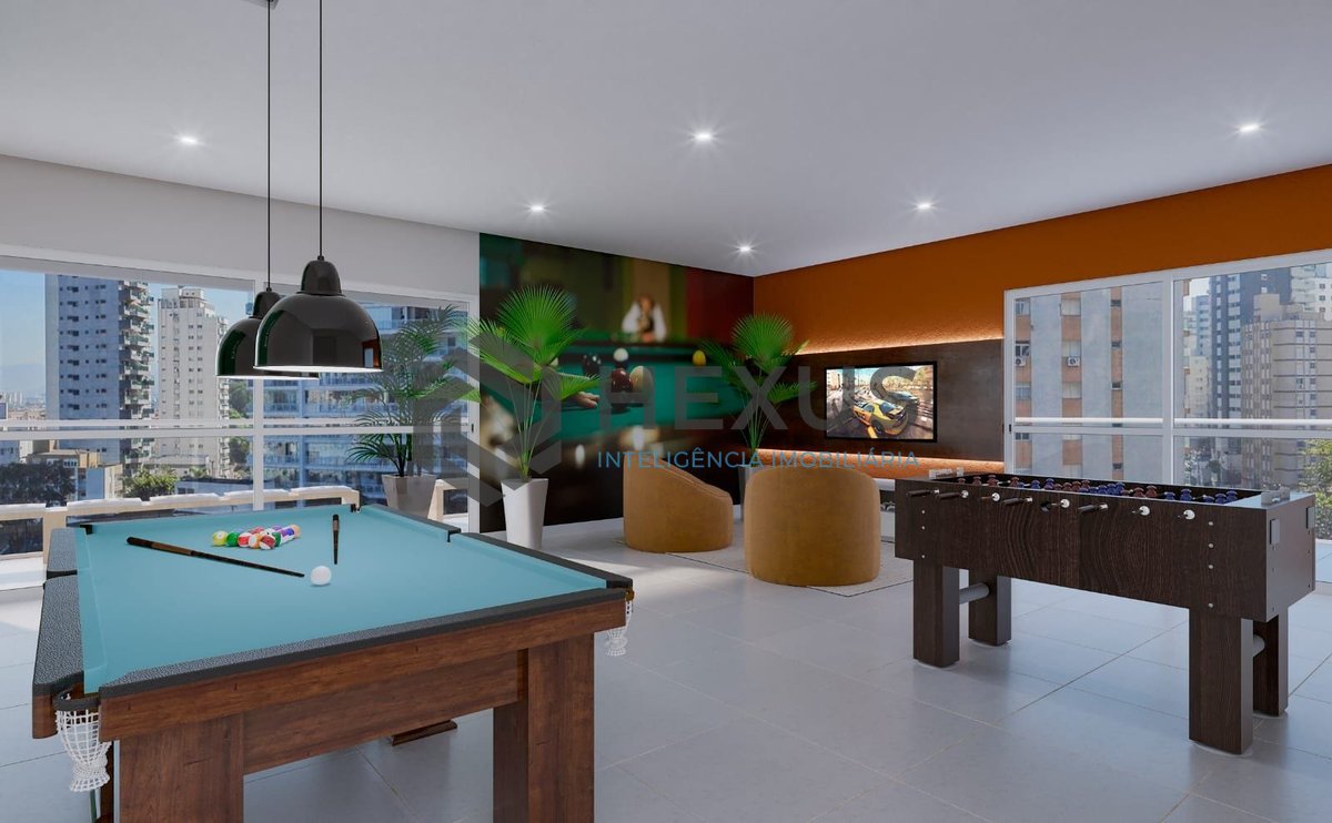Foto 21 de Apartamento com varanda gourmet e lazer na Enseada, Guarujá