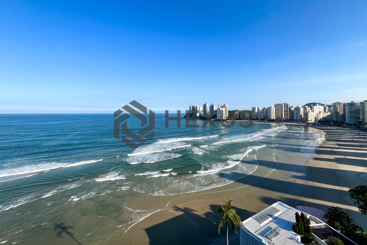 Foto 15 de Apartamento frente mar com vista mar nas Pitangueiras, Guarujá