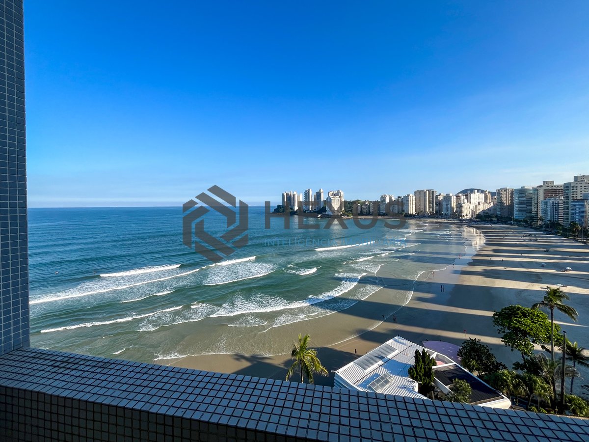 Foto 21 de Apartamento frente mar com vista mar nas Pitangueiras, Guarujá