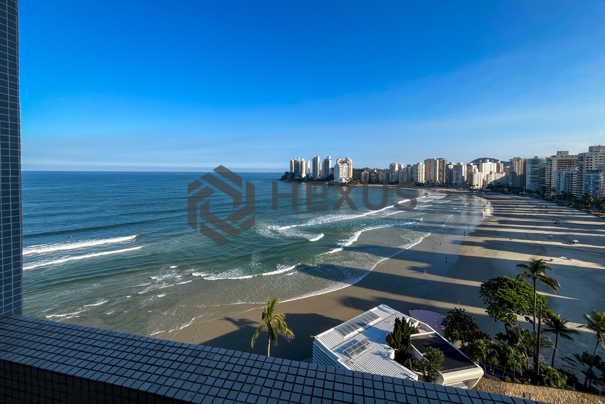 Foto 25 de Apartamento frente mar com vista mar nas Pitangueiras, Guarujá