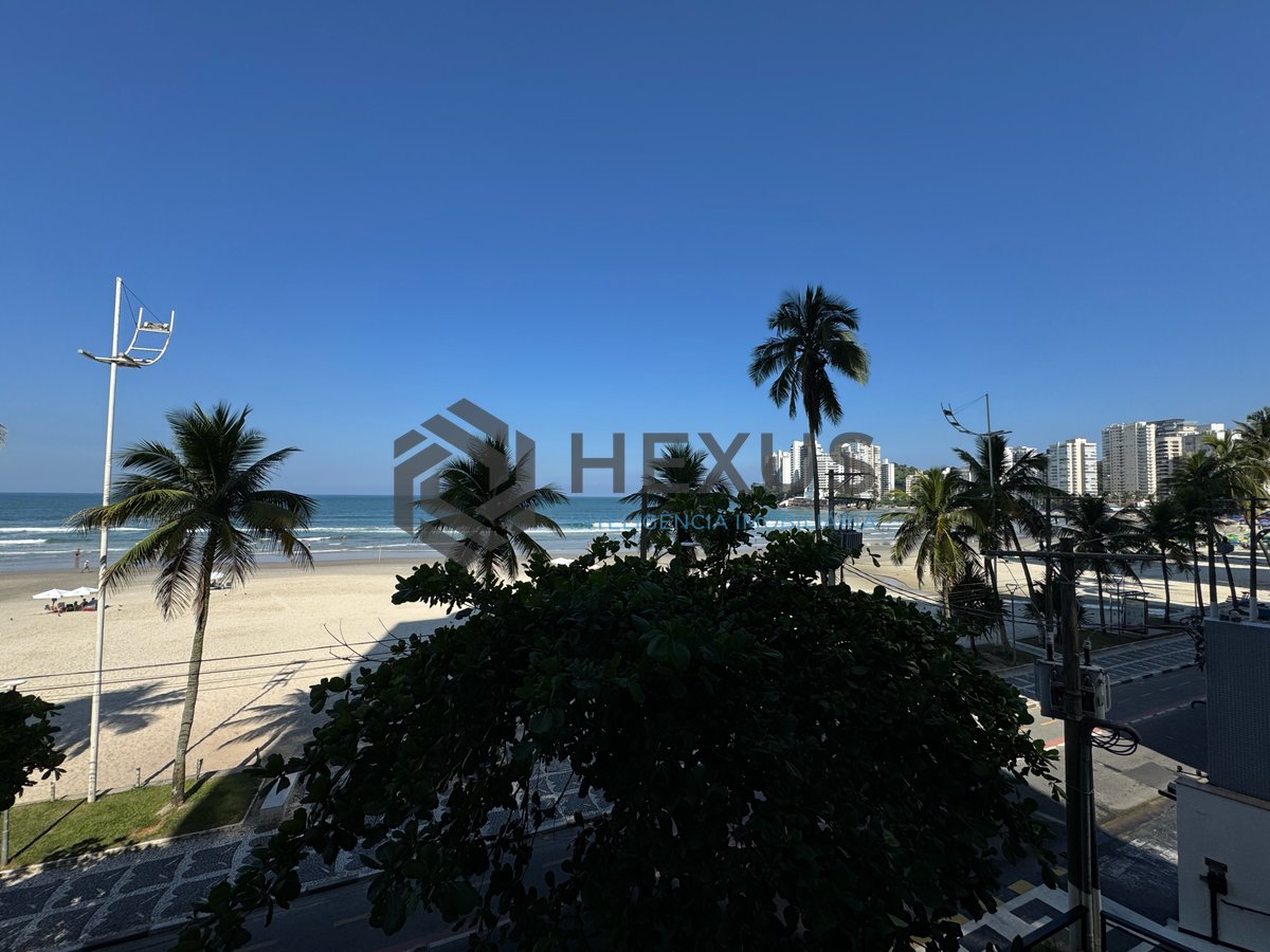 Foto 2 de Apartamento frente mar com varanda vista mar no Jardim Astúrias, Guarujá