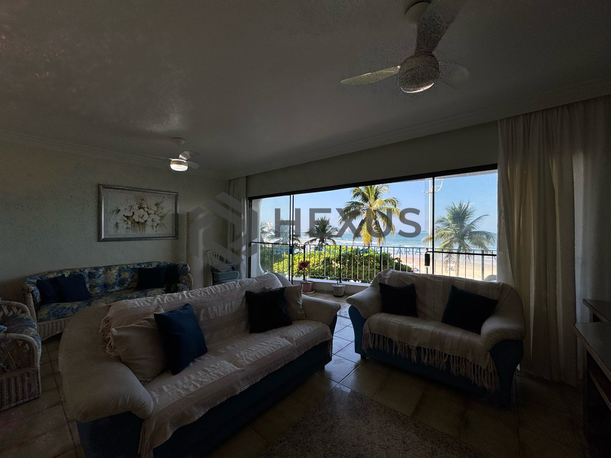 Foto 5 de Apartamento frente mar com varanda vista mar no Jardim Astúrias, Guarujá
