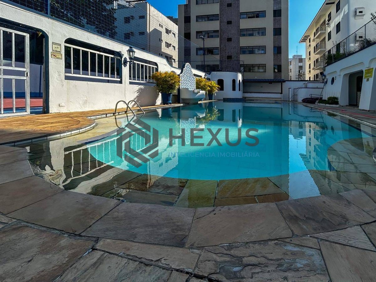 Foto 27 de Apartamento com varanda e lazer a 400m da praia na Enseada, Guarujá