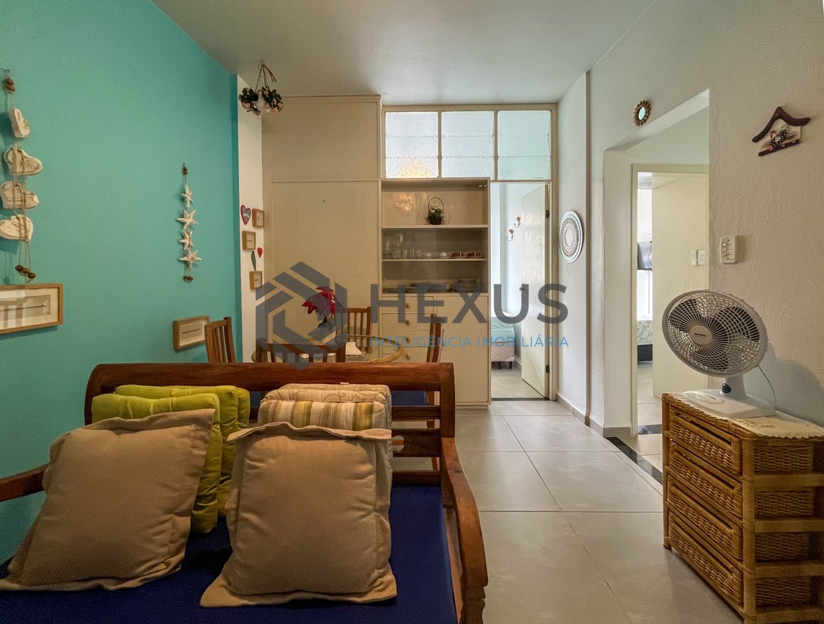 Foto 6 de Apartamento com vista mar a 50m da praia nas Pitangueiras, Guarujá