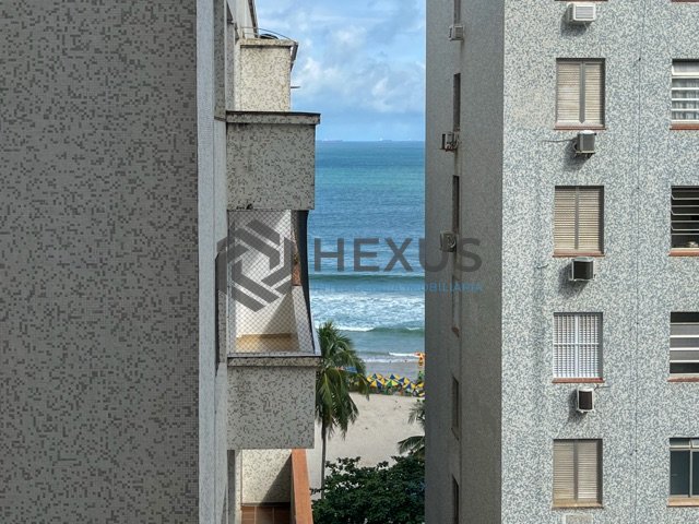 Foto 10 de Apartamento com varanda gourmet vista mar e lazer na beira mar da praia nas Pitangueiras, Guarujá