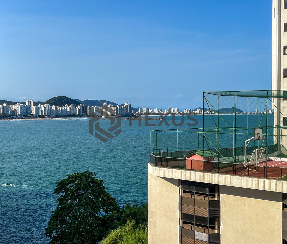 Foto 25 de Apartamento com varanda vista mar e lazer no Jardim Astúrias, Guarujá