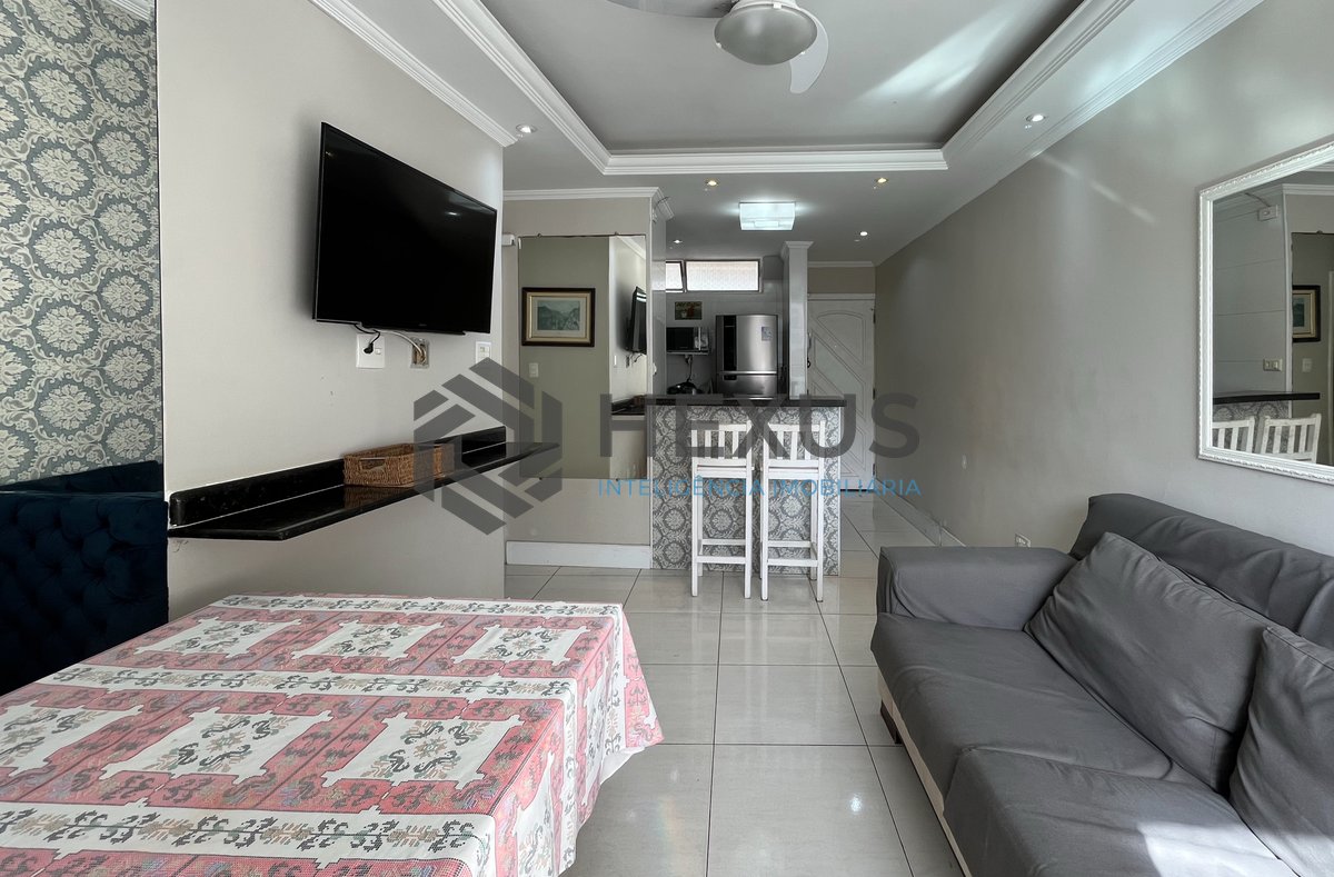 Foto 11 de Apartamento com varanda vista mar e lazer na beira mar da Praia nas Pitangueiras, Guarujá