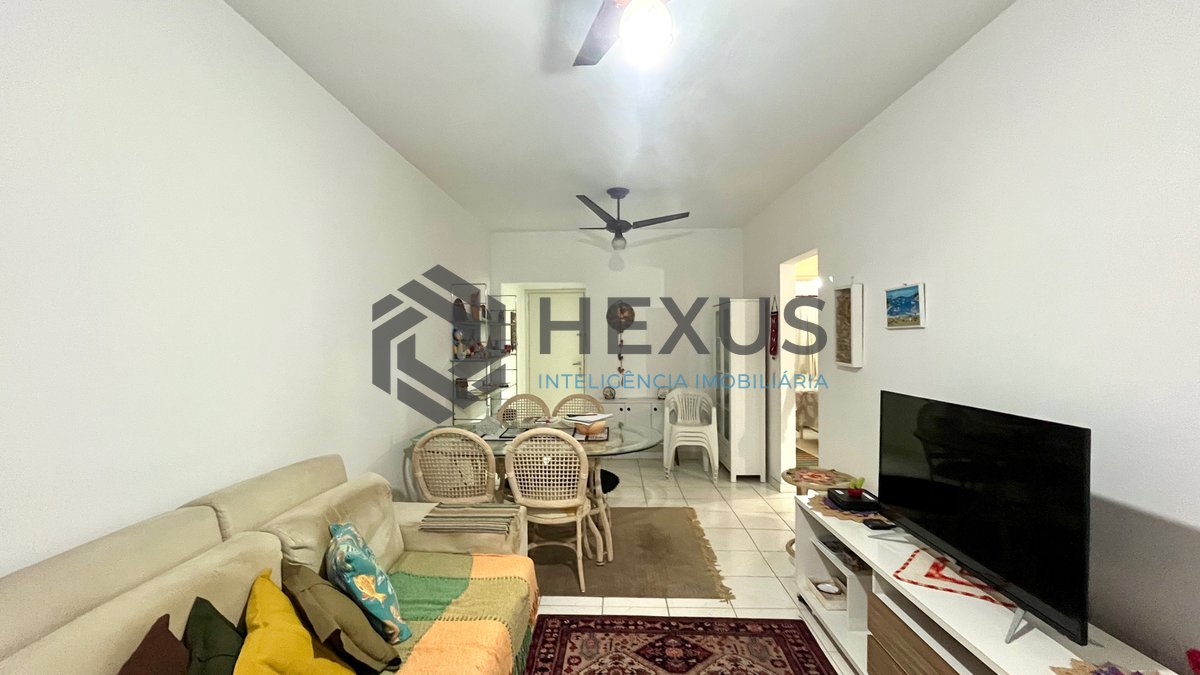Foto 3 de Apartamento com varanda e lazer nas Pitangueiras, Guarujá
