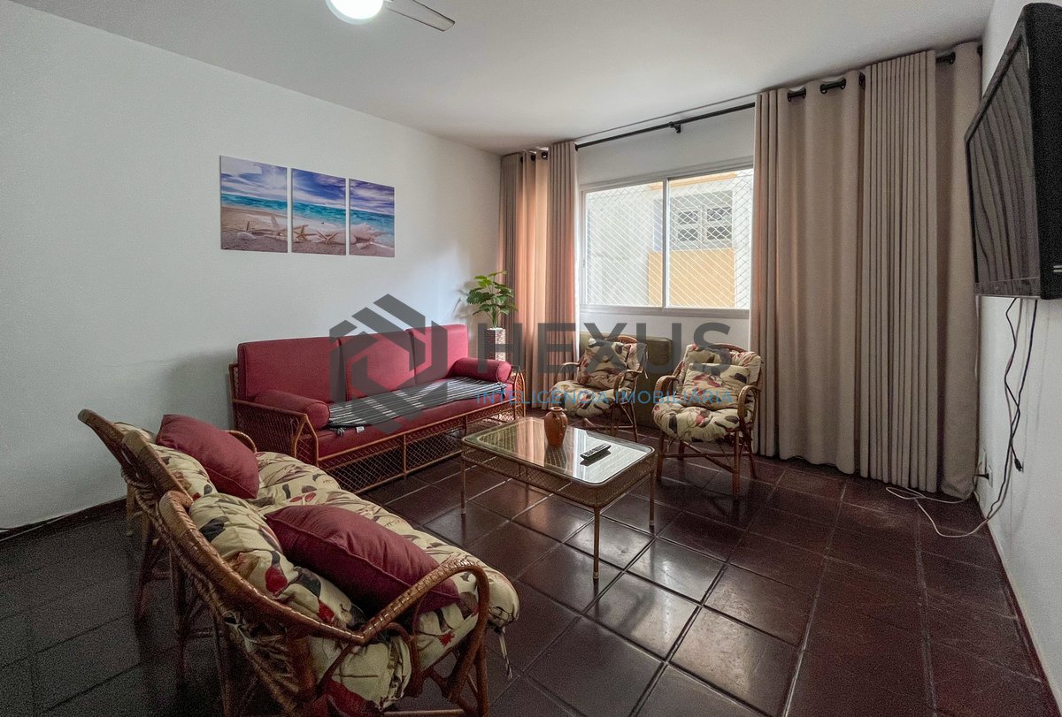 Foto 4 de Apartamento mobiliado a 2 quadras do mar nas Pitangueiras, Guarujá