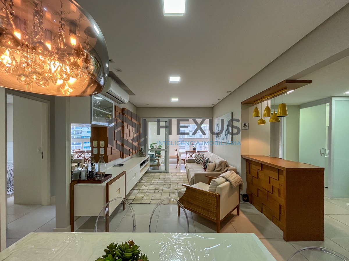 Foto 3 de Apartamento com varanda gourmet vista mar e lazer na beira mar da Praia nas Pitangueiras, Guarujá