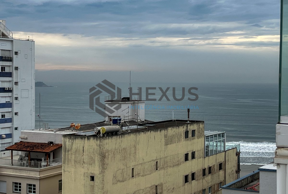 Foto 26 de Apartamento com varanda gourmet vista mar e lazer na beira mar da Praia nas Pitangueiras, Guarujá