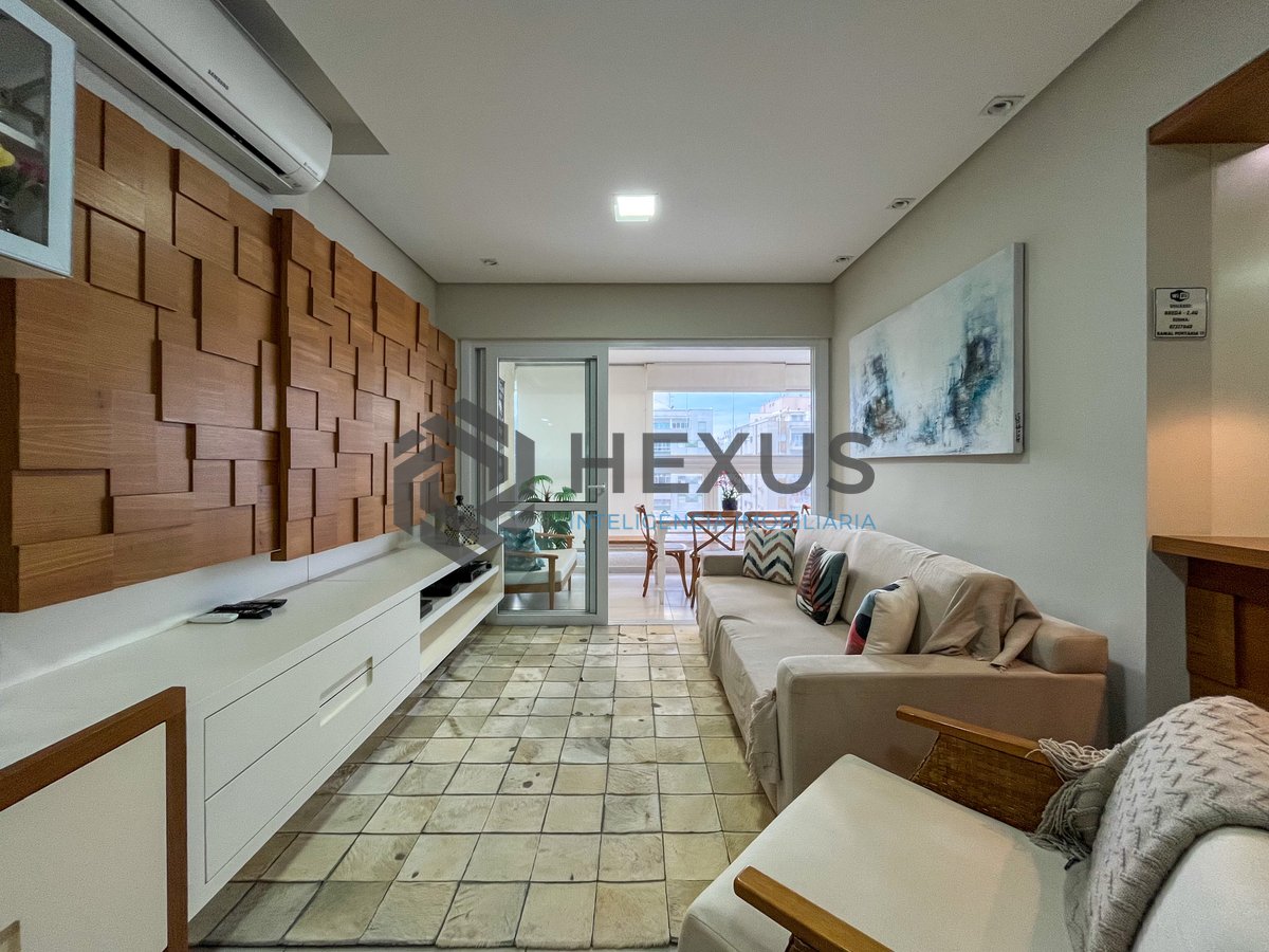 Foto 6 de Apartamento com varanda gourmet vista mar e lazer na beira mar da Praia nas Pitangueiras, Guarujá