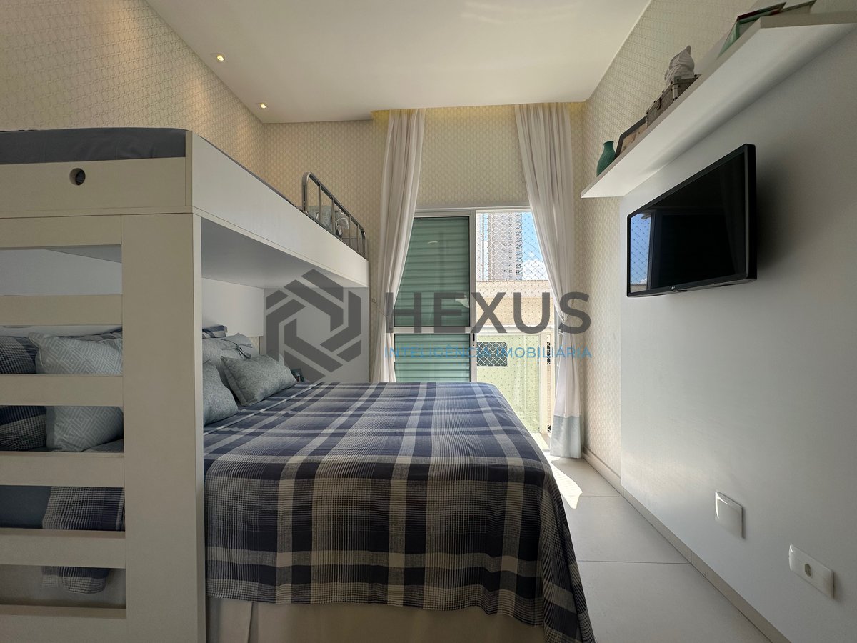 Foto 11 de Apartamento Alto Padrão com Varanda Gourmet vista mar e lazer a 250m da praia na Enseada, Guarujá